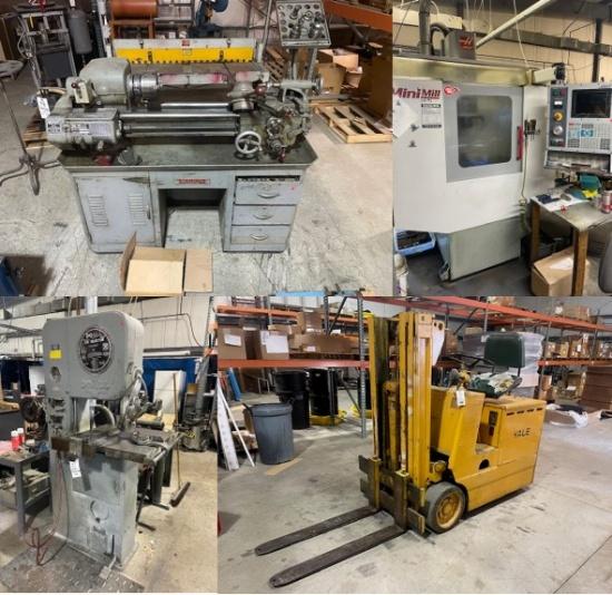 NPAS Inc. Auction - Haas Mills - Lathe - Forklift