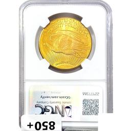 1928 CAC $20 Gold Double Eagle NGC MS66+