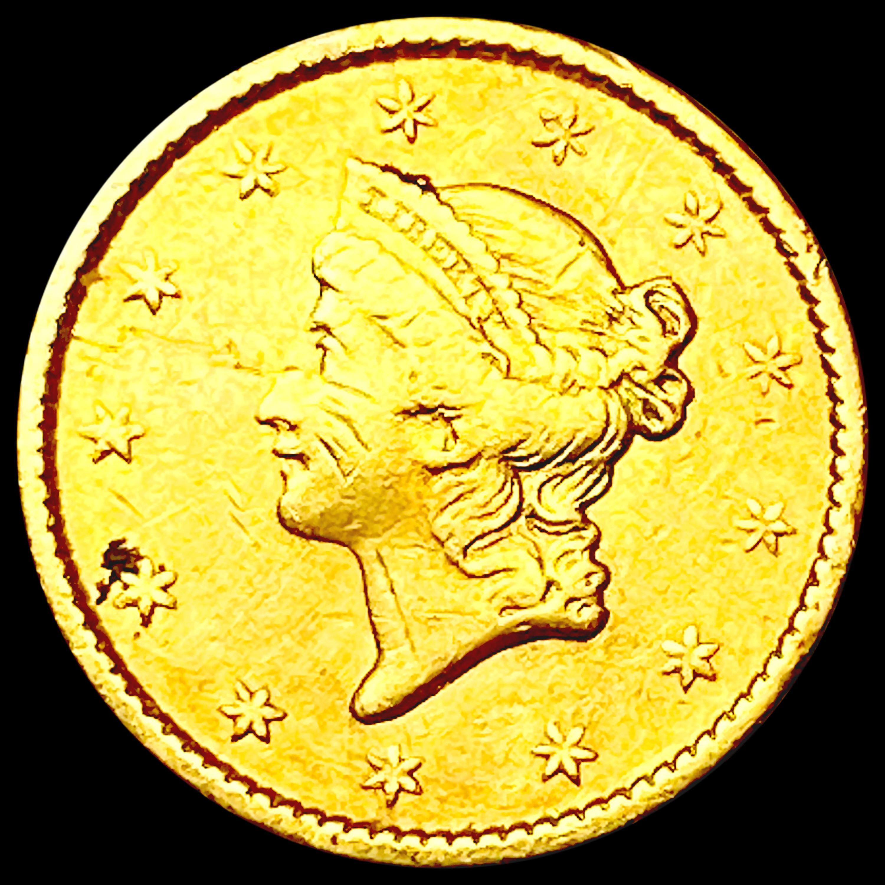 1851 Rare Gold Dollar CLOSELY UNCIRCULATED