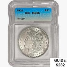 1921 Morgan Silver Dollar ICG MS65