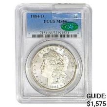 1884-O CAC Morgan Silver Dollar PCGS MS66