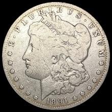 1891-CC Morgan Silver Dollar NICELY CIRCULATED