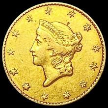 1849 Rare Gold Dollar CLOSELY UNCIRCULATED