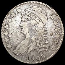 1808 Capped Bust Half Dollar LIGHTLY CIRCULATED