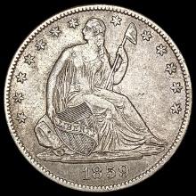 1859-O Seated Liberty Half Dollar NEARLY UNCIRCULA