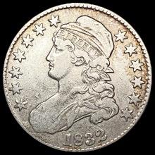 1832 Capped Bust Half Dollar NEARLY UNCIRCULATED