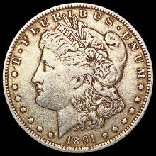 1891-O Morgan Silver Dollar NEARLY UNCIRCULATED