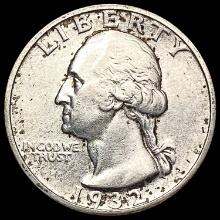 1932-S Washington Silver Quarter CLOSELY UNCIRCULA