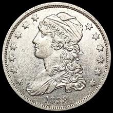 1838 Capped Bust Quarter CLOSELY UNCIRCULATED