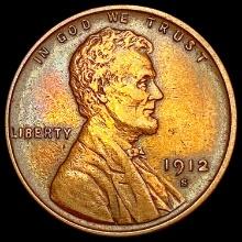 1912-S Wheat Cent CLOSELY UNCIRCULATED