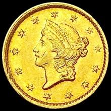 1854 Rare Gold Dollar UNCIRCULATED