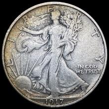 1917 Walking Liberty Half Dollar LIGHTLY CIRCULATE