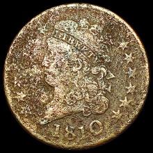 1810 Classic Head Half Cent NICELY CIRCULATED