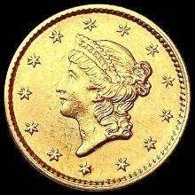 1853 Rare Gold Dollar UNCIRCULATED