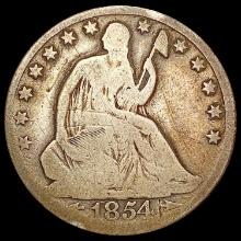 1854-O Seated Liberty Half Dollar NICELY CIRCULATE