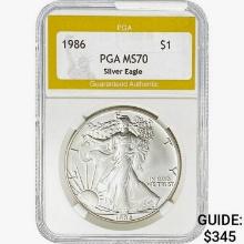 1986 Silver Eagle PGA MS70