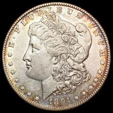 1891-S Morgan Silver Dollar CHOICE AU