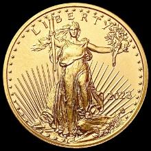 2023 $10 American Gold Eagle 1/4oz Gold SUPERB GEM