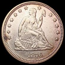 1876 Seated Liberty Quarter CLOSELY UNCIRCULATED