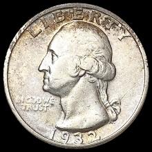 1932-S Washington Silver Quarter CLOSELY UNCIRCULA