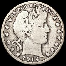 1914 Barber Half Dollar NICELY CIRCULATED