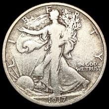 1917-S Walking Liberty Half Dollar LIGHTLY CIRCULATED