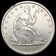 1867-S Seated Liberty Half Dollar UNCIRCULATED