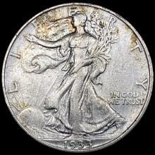 1933-S Walking Liberty Half Dollar CLOSELY UNCIRCULATED