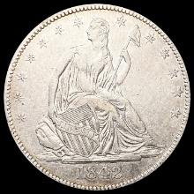 1842-O Seated Liberty Half Dollar NEARLY UNCIRCULATED