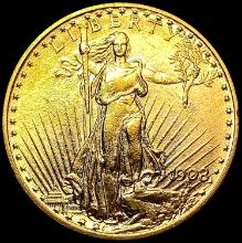 1908 $20 Gold Double Eagle UNCIRCULATED