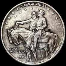 1925 Stone Mountain Half Dollar LIGHTLY CIRCULATED