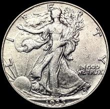 1939-S Walking Liberty Half Dollar NEARLY UNCIRCULATED