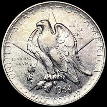 1934 Texas Half Dollar CHOICE AU