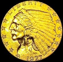 1927 $2.50 Gold Quarter Eagle CHOICE AU