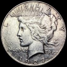 1927-S Silver Peace Dollar LIGHTLY CIRCULATED