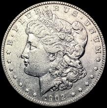 1902 Morgan Silver Dollar NEARLY UNCIRCULATED