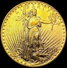 1910 $20 Gold Double Eagle CLOSELY UNCIRCULATED