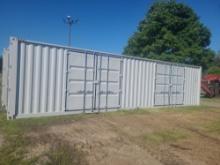 40' High Cube Container w/ 2 side doors