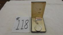 morgan silver dollar, very nice 1883 silver dollar mounted in a keychain by swank jeweler