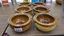 stoneware bowls, set of 6