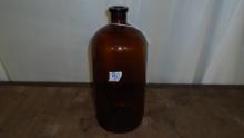 amber bottle, large amber glass chemical bottle