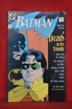 BATMAN #427 | DEATH IN THE FAMILY - PART 2 | *STAPLES SOLID - CREASING - SEE PICS*