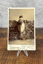 Portage Wisconsin Baby on Tricycle Photo