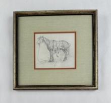 Sandy Ingersoll Montana Horse Drawing