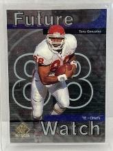 2 1997 Upper Deck Future Watch Tony Gonzalez Card