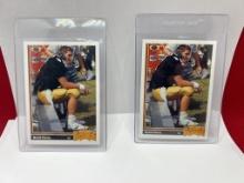 2 Upper Deck Brett Favre Atar Rookie Cards