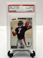 2001 PSA Graded Michael Vick Rookie Card