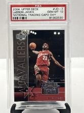 2004 Graded LeBron James Upper Deck Card