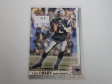 2002 PACIFIC FOOTBALL HEADS UPDATE TOM BRADY NEW ENGLAND PATRIOTS