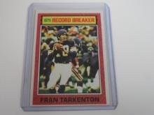 1976 TOPPS FOOTBALL #1 FRAN TARKENTON RECORD BREAKER PASSING TOCHDOWNS